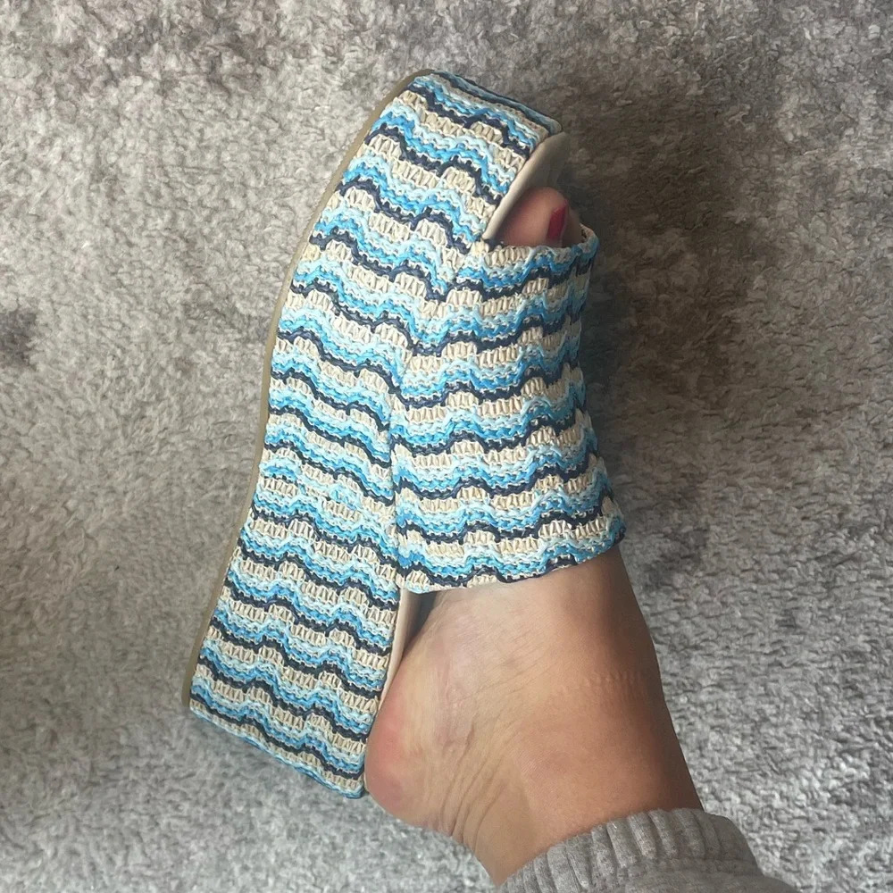 NWOT | Blue Wedges - Picture 3 of 9